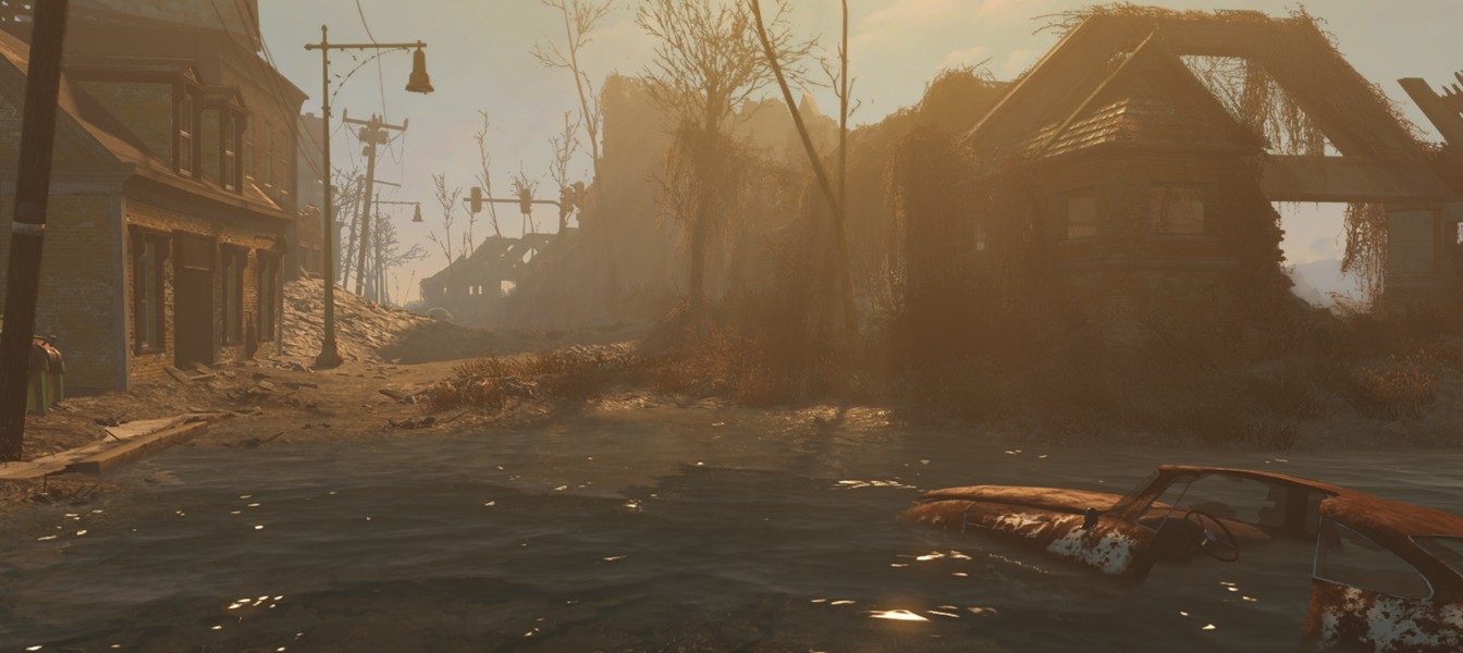 Первый час геймплея Fallout 4 на PC