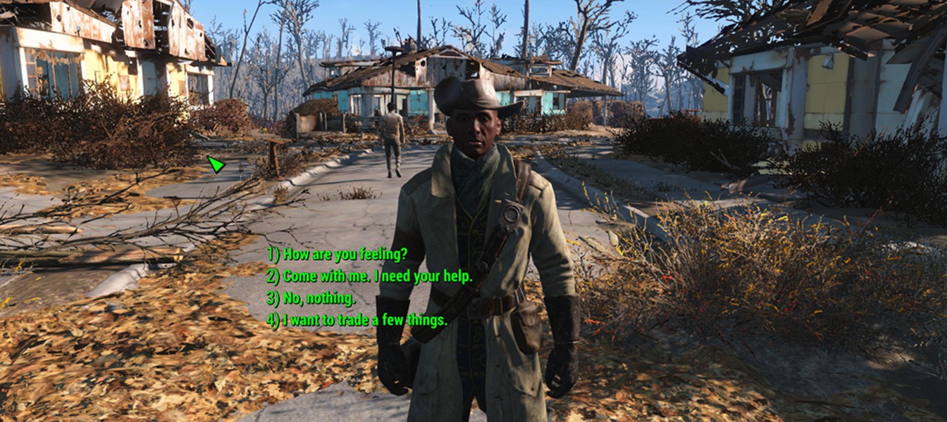 Классический вид диалогов вернулся в Fallout 4 — теперь и на английском