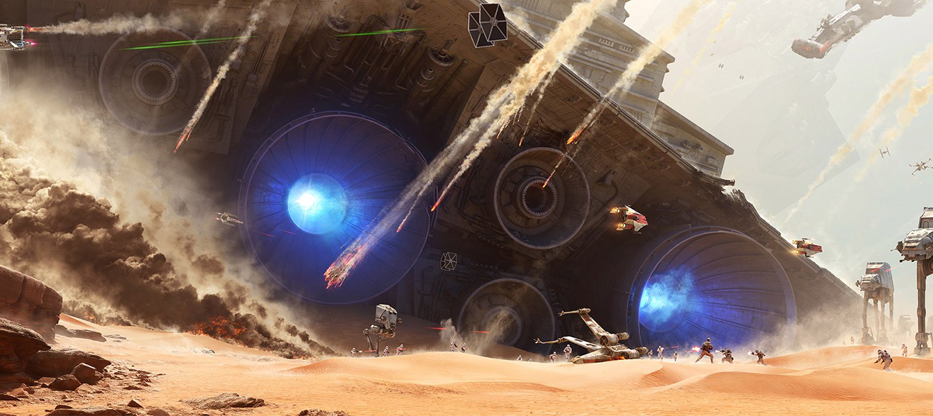 Первое бесплатное DLC Star Wars: Battlefront будет включать новый режим на 40 человек