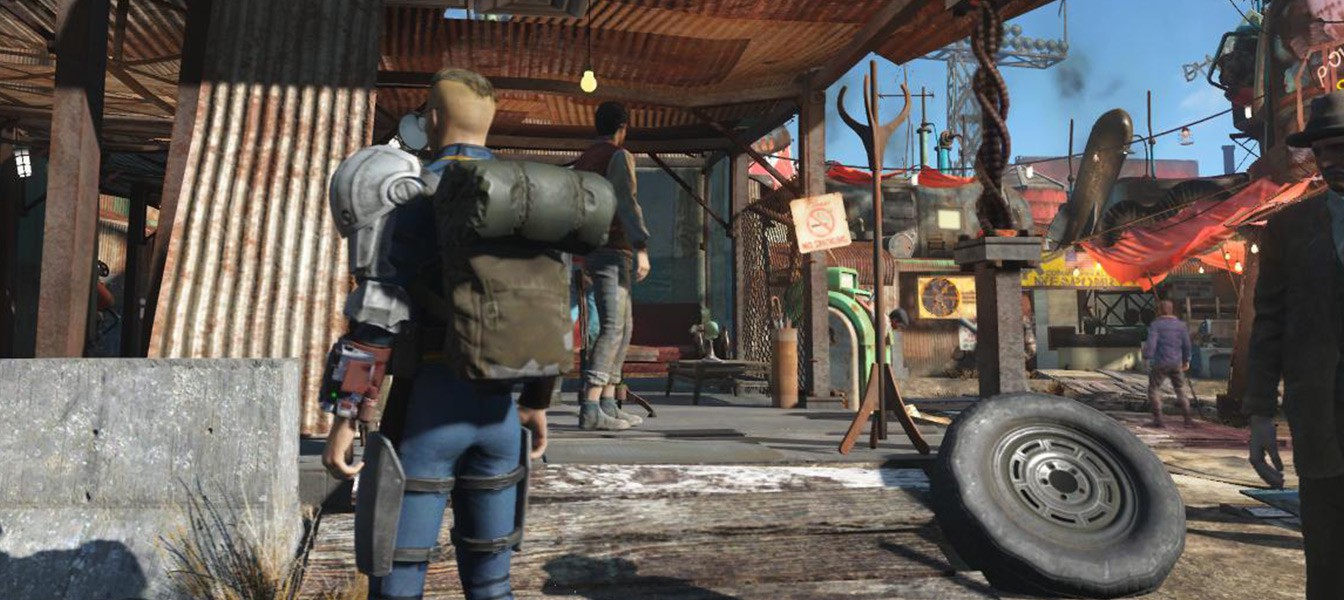 В Fallout 4 появился мод на рюкзак, который можно носить