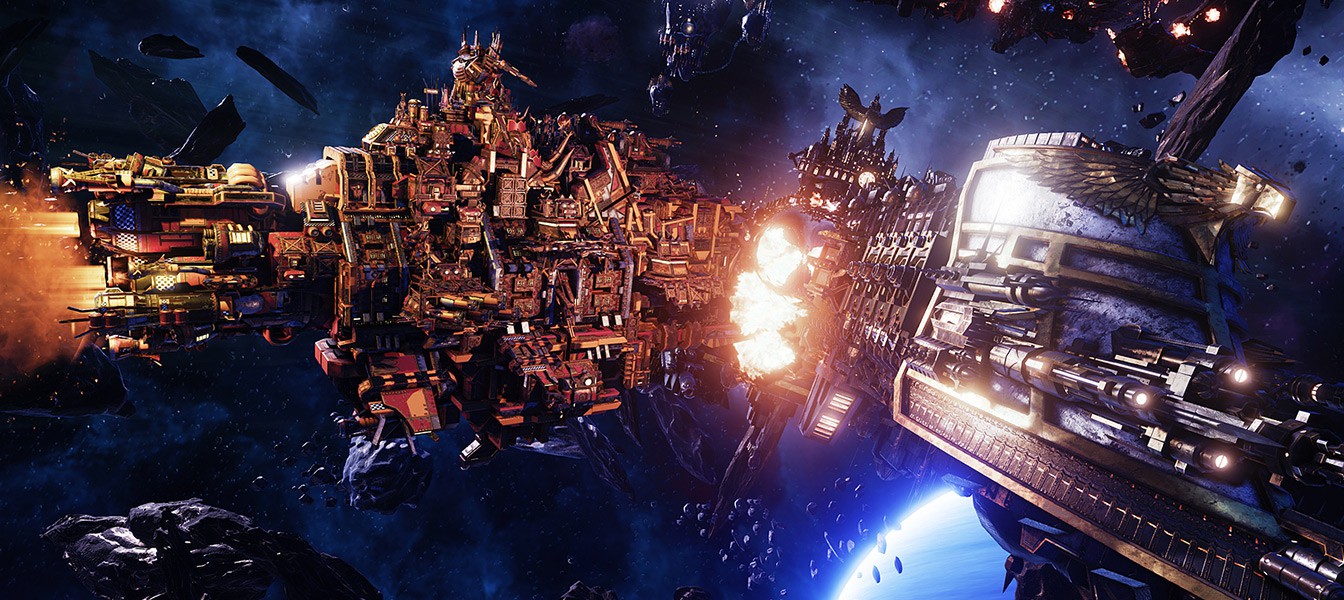 Новый трейлер Battlefleet Gothic: Armada — флот Хаоса