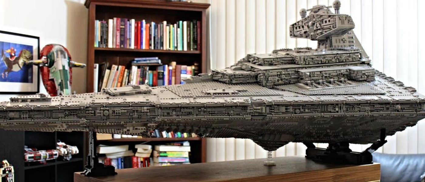 Имперский Звездный Разрушитель из LEGO весом 32 килограмма