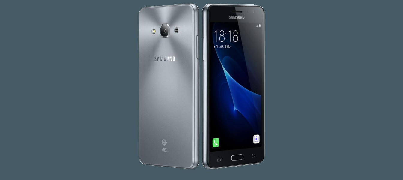 Samsung представила Galaxy J3 Pro с стилизованной под металл крышкой