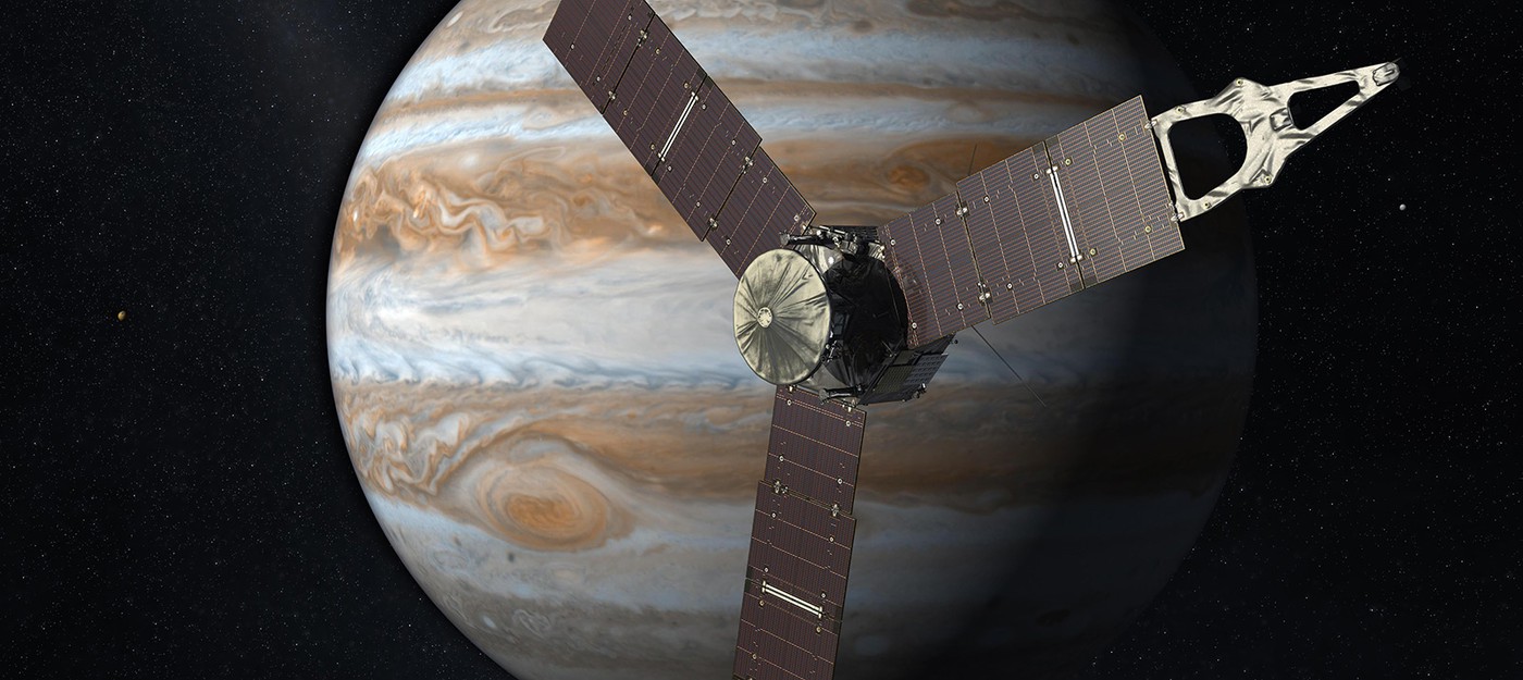 Звуки космоса: вход в магнитное поле Юпитера