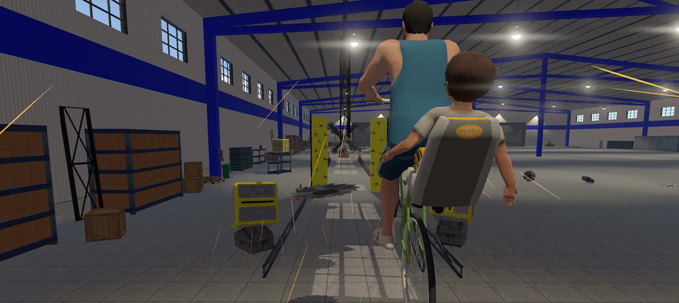 Пре-альфа Happy Wheels 3D — велосипед, ребенок и много страданий