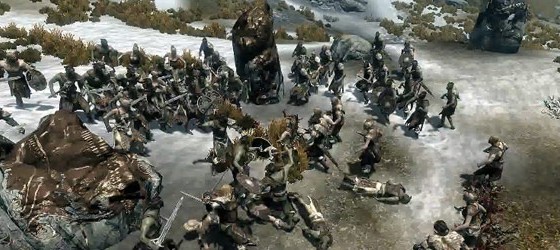 Массовые битвы в The Elder Scrolls V: Skyrim
