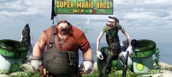 Марио и Луиджи на Unreal Engine 3