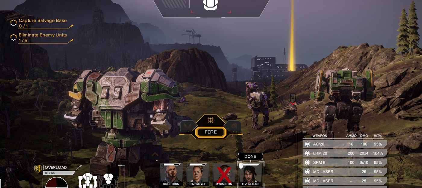 Первое геймплейное видео и скриншоты Battletech
