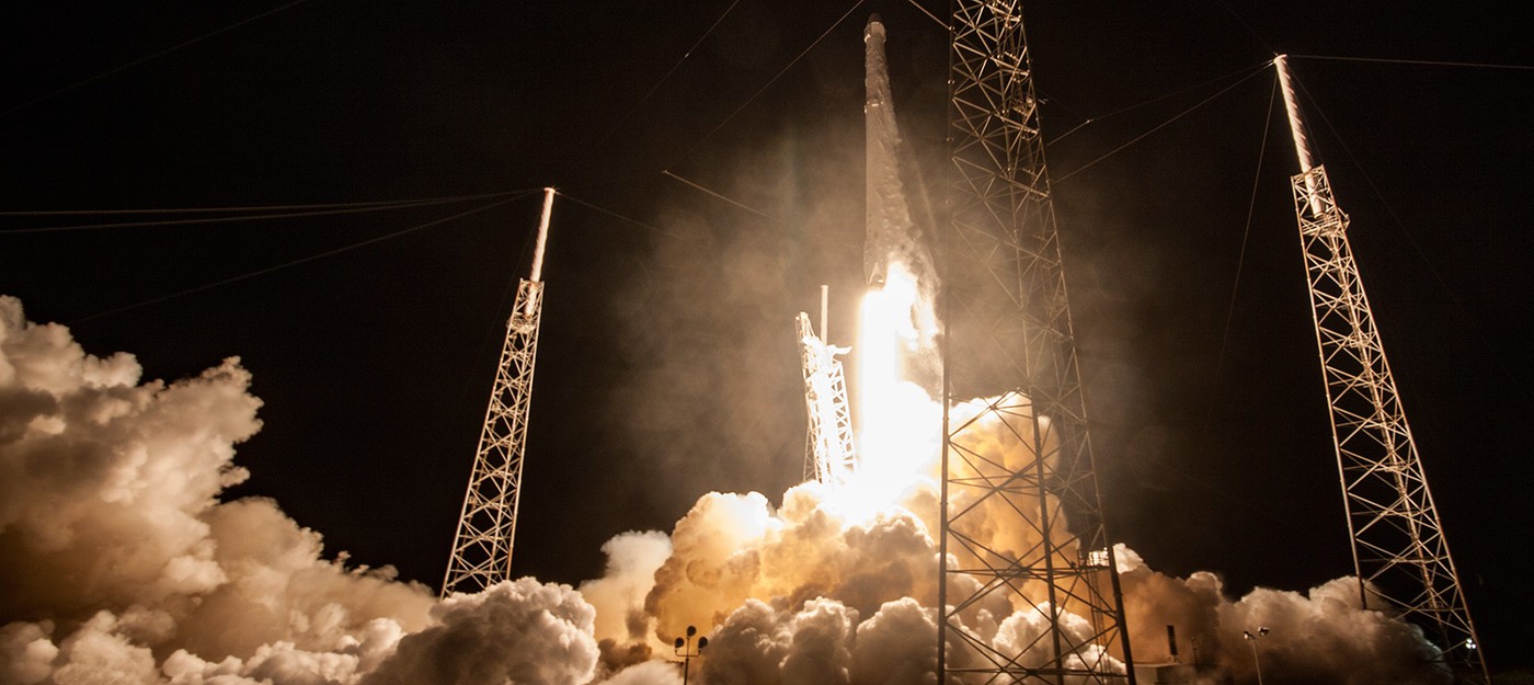 Замедленная съемка ракет Falcon 9 от SpaceX
