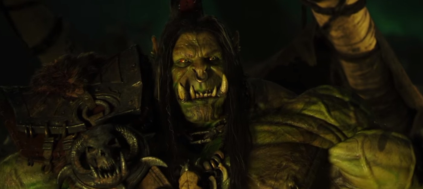 Дуротан и Оргрим обсуждают Скверну в вырезанной сцене Warcraft