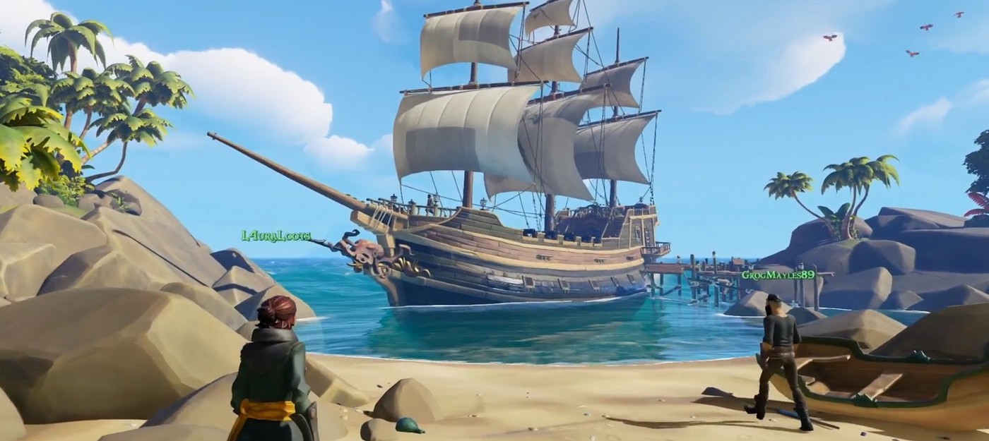 Влияние дизайна на кооперативную игру в новом видео Sea of Thieves