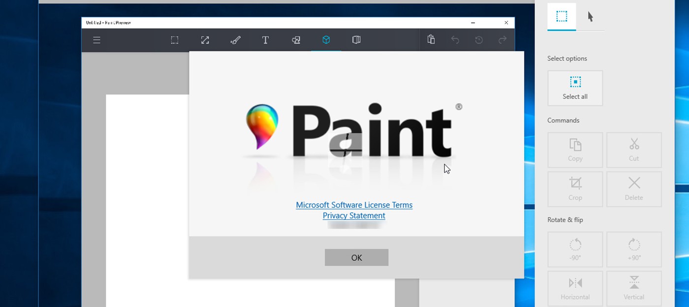 Microsoft делает редизайн Paint и учит его 3D