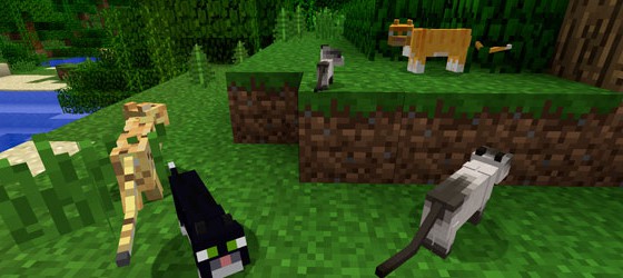 В Minecraft появились кошки