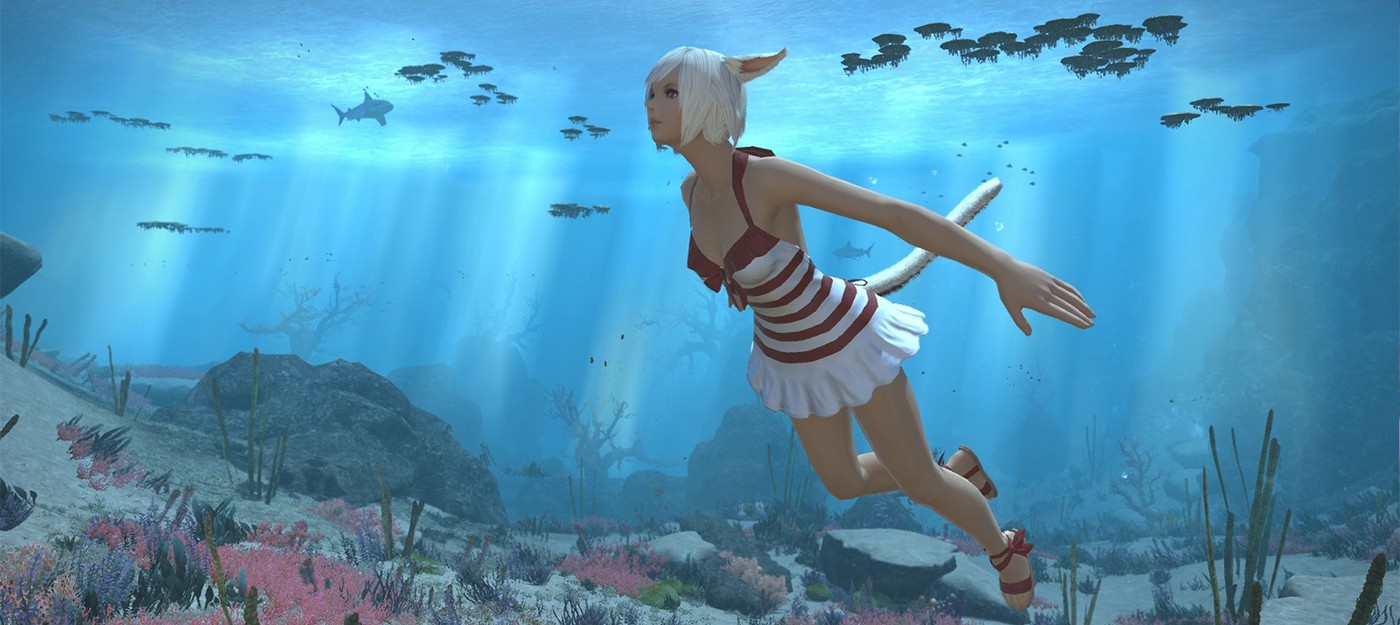 Новые скриншоты Final Fantasy XIV: Stormblood — Красный Маг, плавание и другое