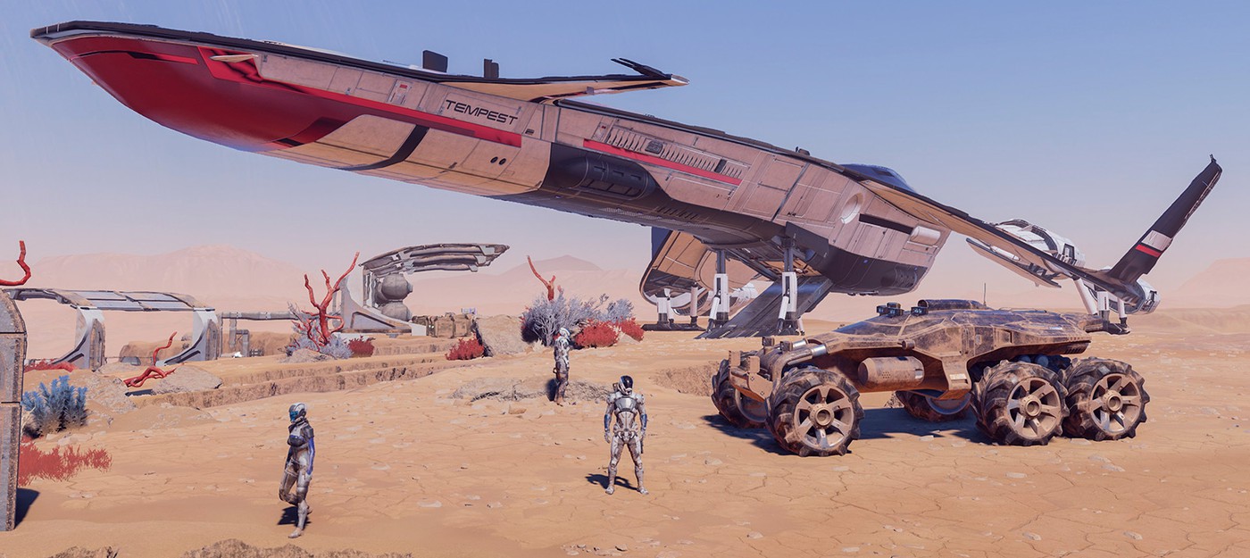 Mass Effect Andromeda: новые детали корабля "Буря" и транспортера "Кочевник" уже завтра