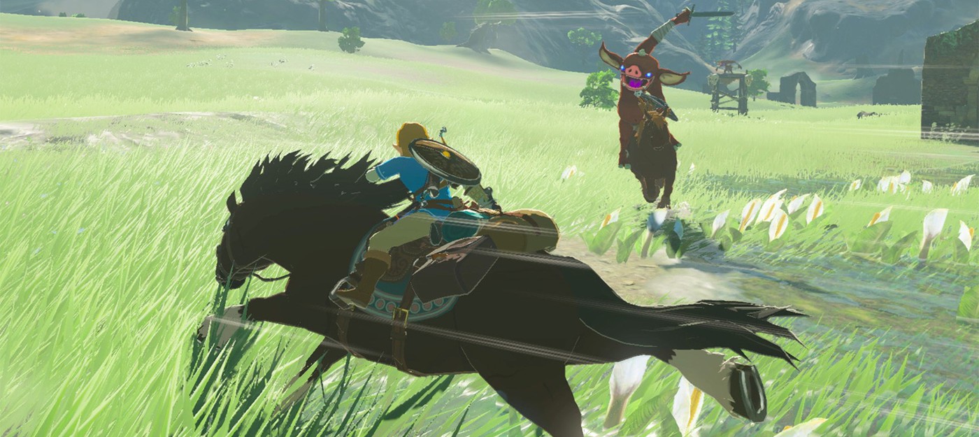 В Zelda: Breath of the Wild обнаружили необычный способ передвижения на летающих камнях