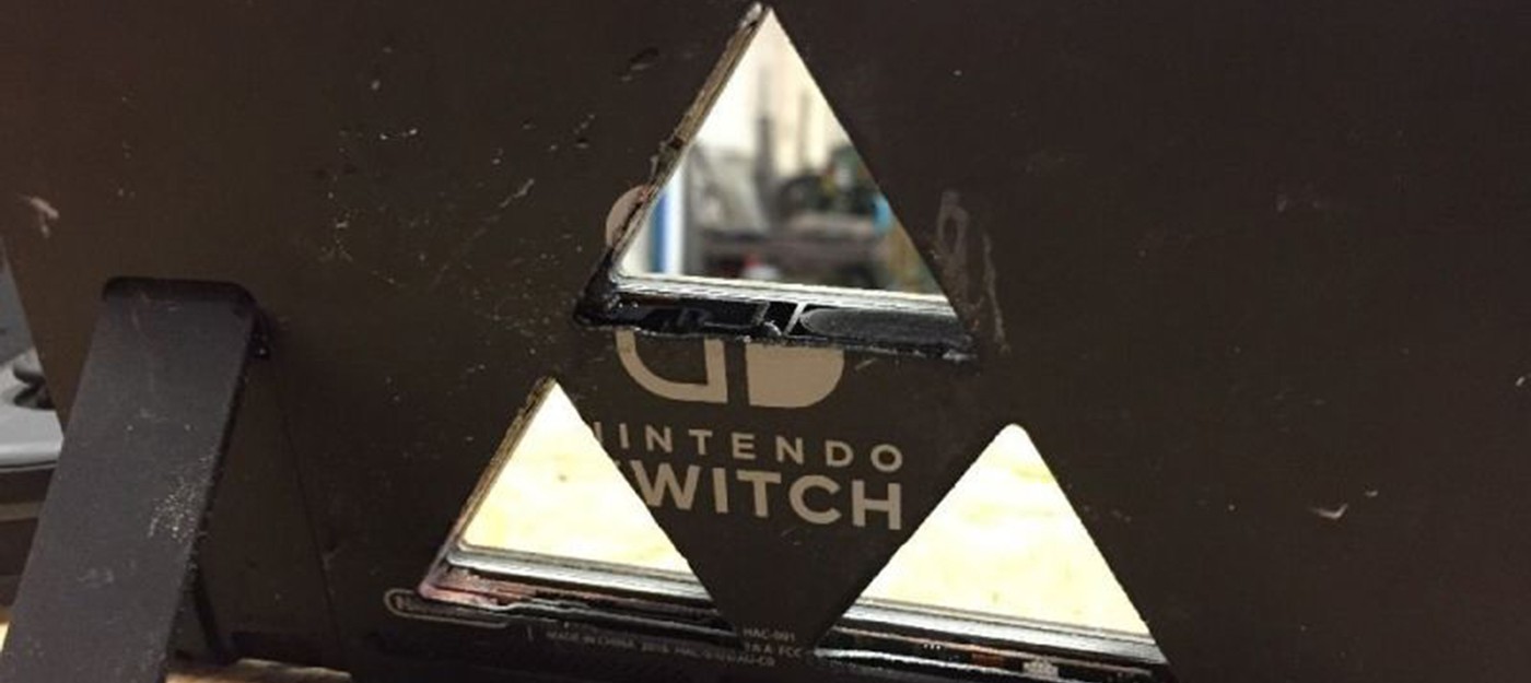Nintendo Switch с вырезанным трифорсом продали в два раза дороже консоли