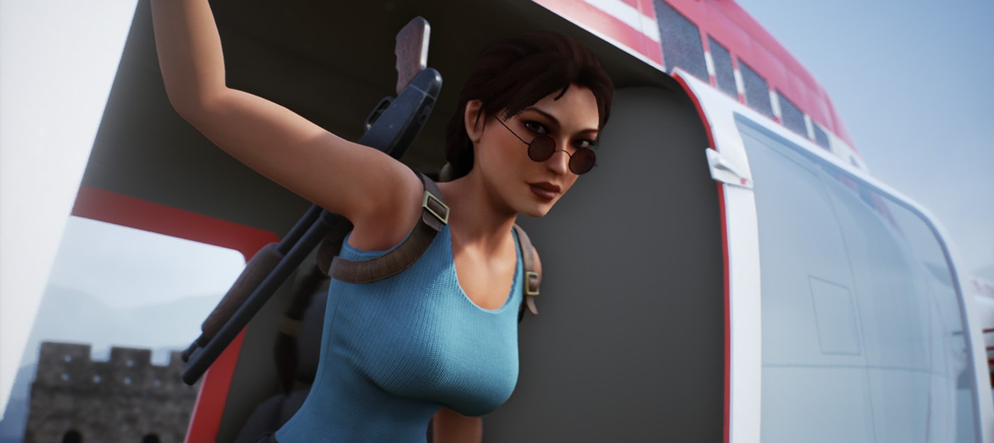 Геймплей из фанатского ремейка Tomb Raider 2 на Unreal Engine 4
