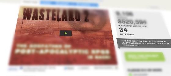 Kickstarter: Wasteland 2 собрал $500k за сутки