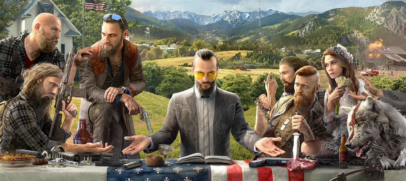 Первый постер Far Cry 5 — религия, пушки и реднеки