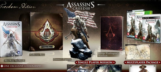 Коллекционнка Assassin's Creed III: Freedom Edition