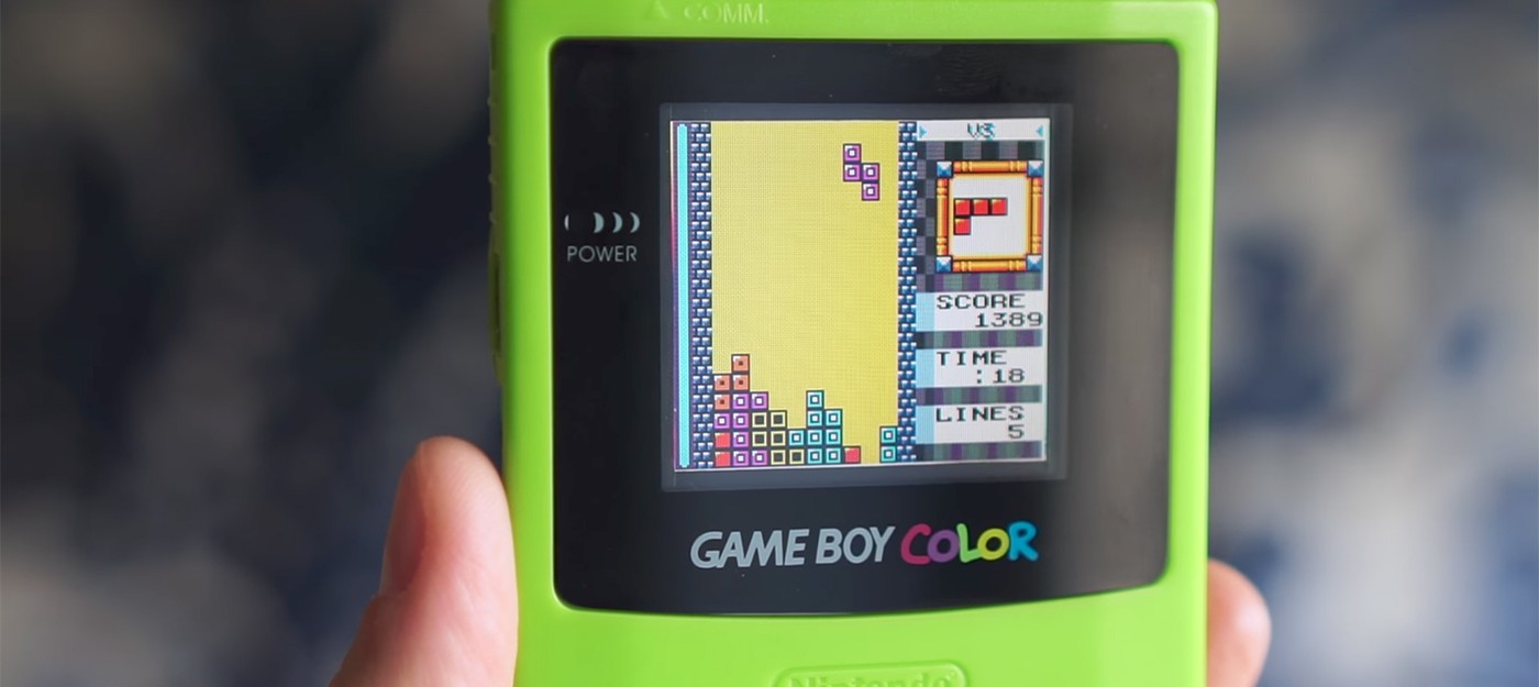 Game Boy Color оснастили экраном с подсветкой и это прекрасно