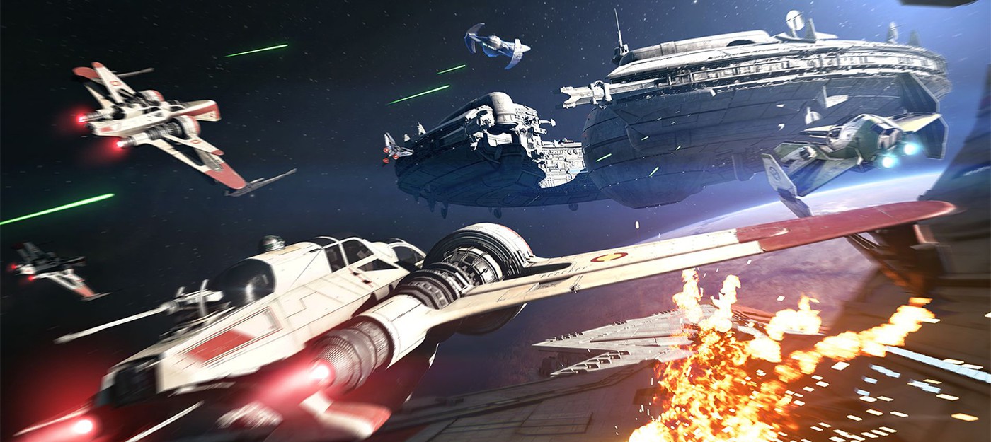 Новые скриншоты космических битв Star Wars: Battlefront II
