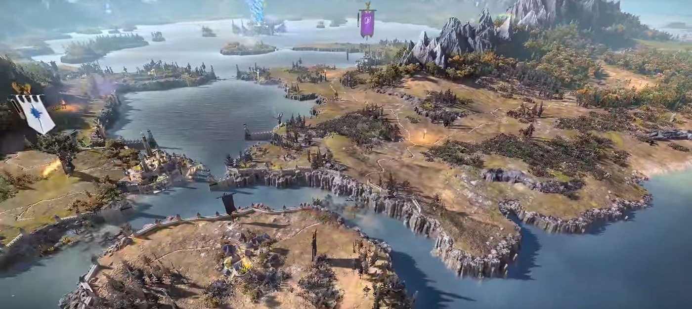 Обзорное видео карты мира Total War: Warhammer II