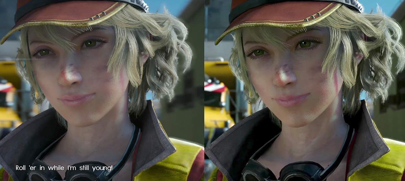 Сравнение графики Final Fantasy XV — PS4 Pro против PC