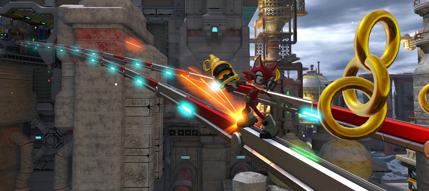 Кастомный персонаж на скриншотах Sonic Forces