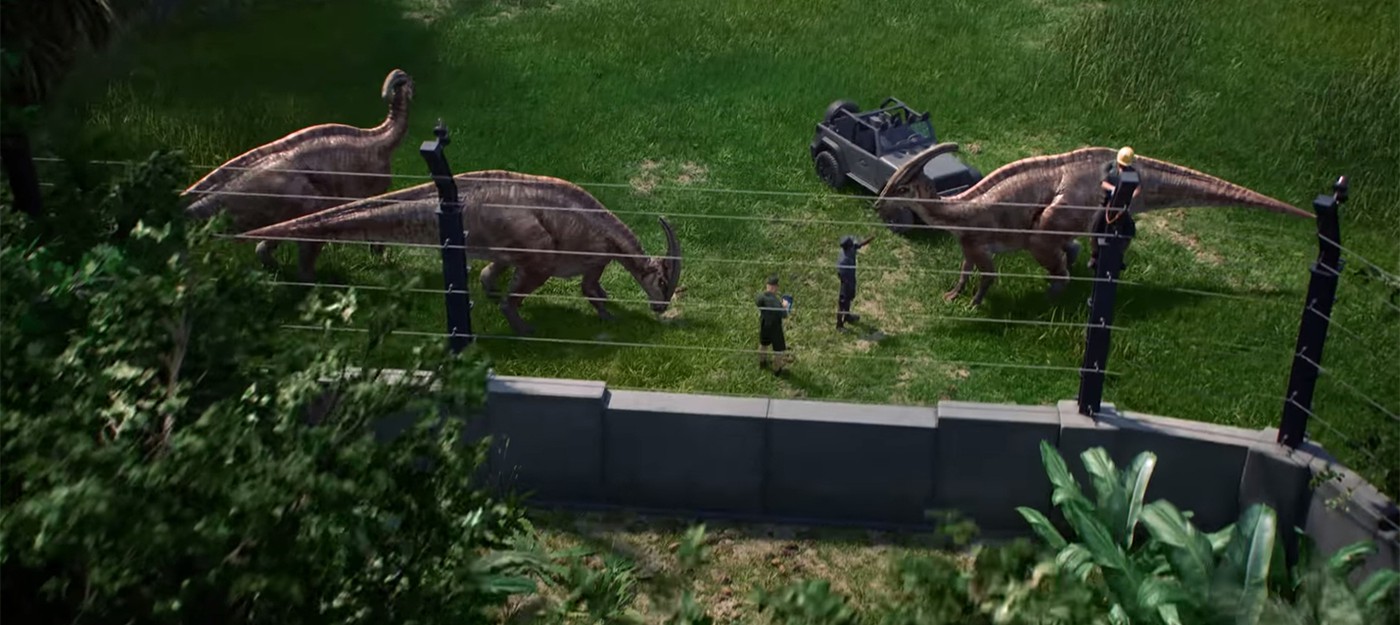 Первый геймплейный трейлер Jurassic World Evolution
