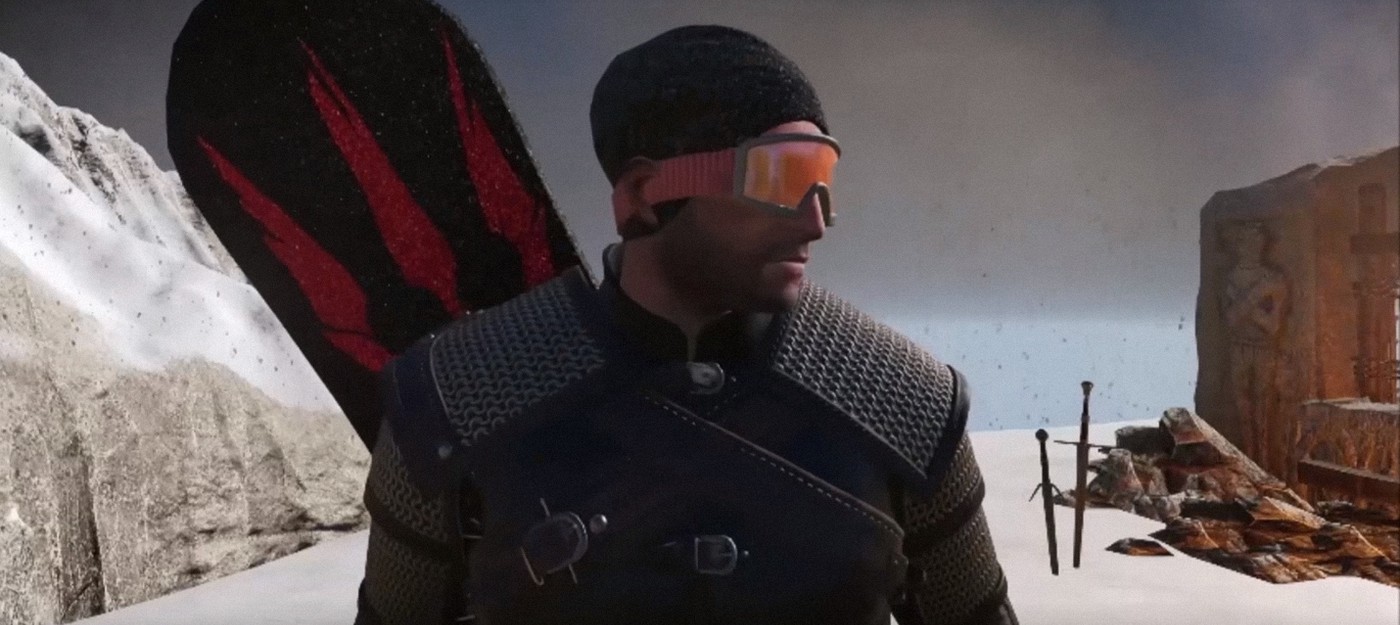 CD Projekt RED в шутку сделала Геральта сноубордистом во время разработки The Witcher 3
