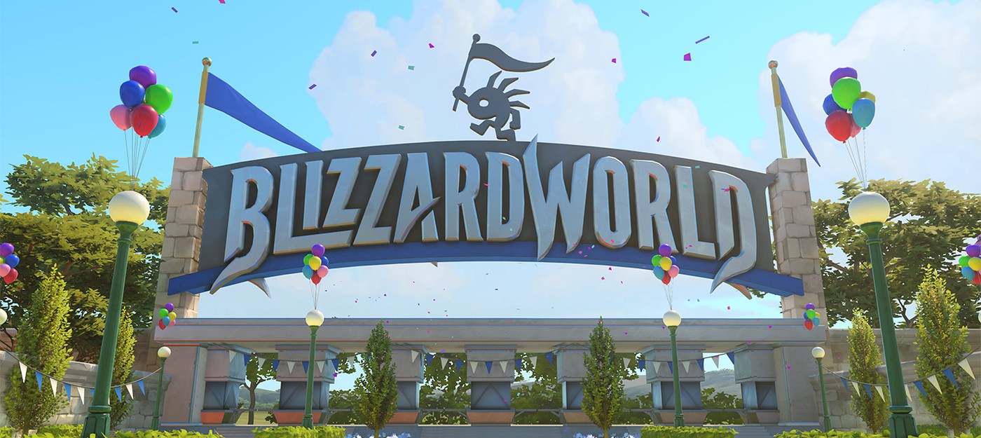 Новая карта Overwatch — тематический парк Blizzard