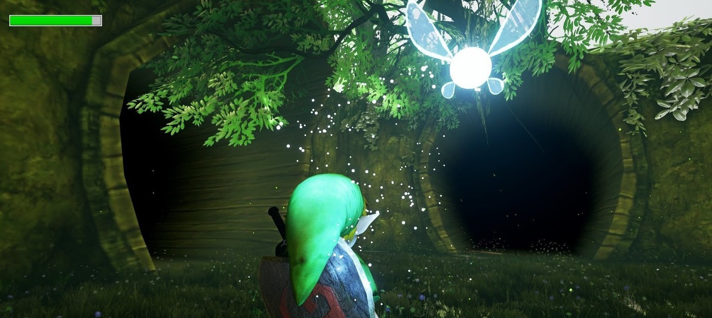 Магический лес из Ocarina of Time на движке Unreal Engine 4