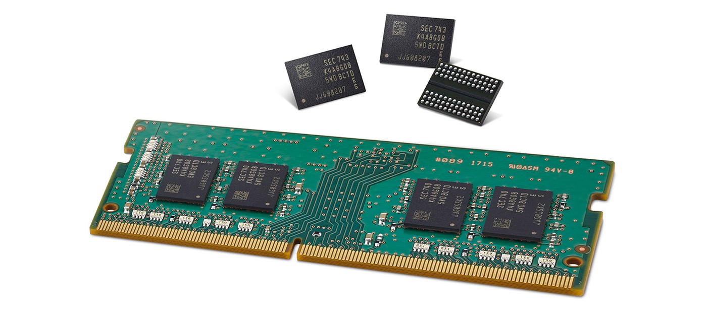 Samsung разработала DDR4 RAM на 10-нм техпроцессе