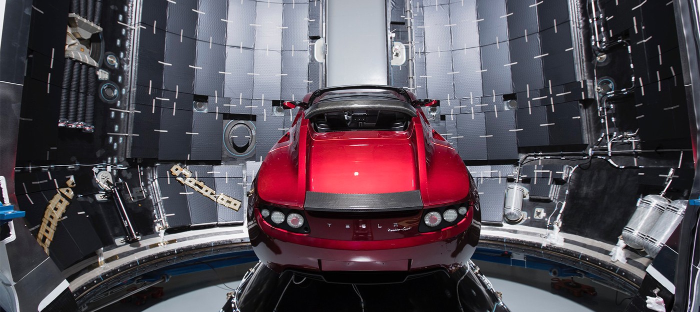 SpaceX готова запустить электромобиль на Марс