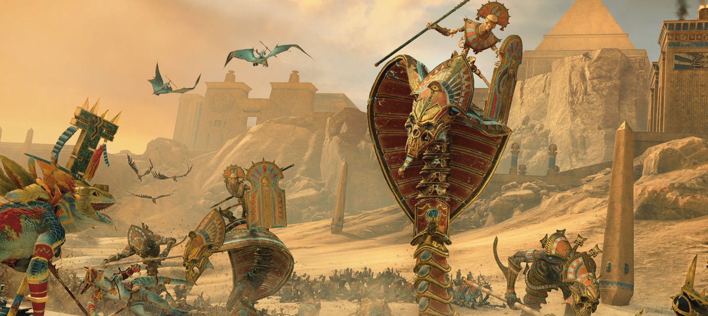 Почти час геймплея дополнения Rise of the Tomb Kings для Total War: Warhammer 2