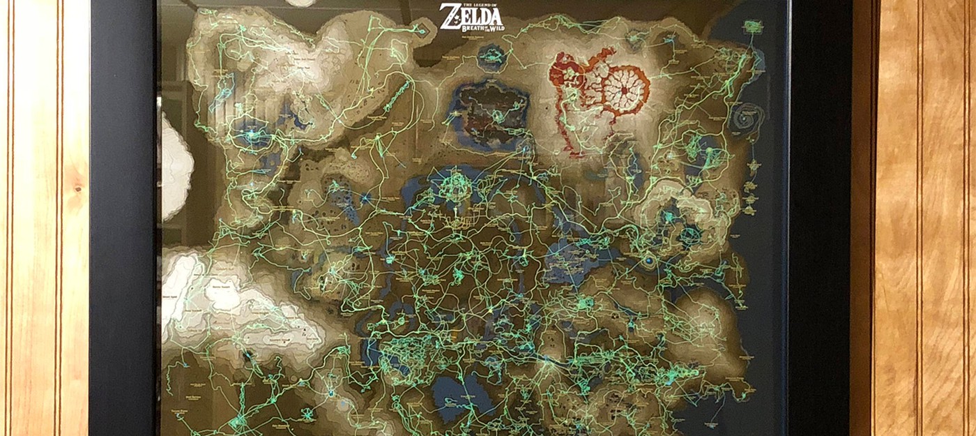 Геймер превратил свое прохождение  Zelda: Breath of the Wild в картину