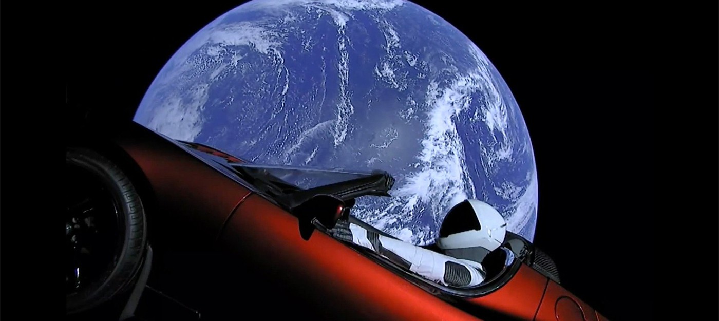 Родстер Tesla отправился в пояс астероидов