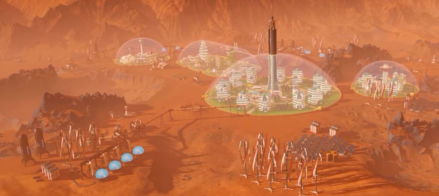 Новый марсианский геймплей Surviving Mars