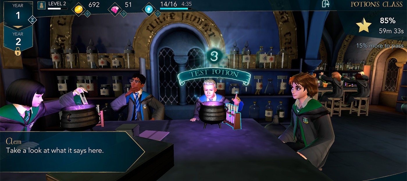 В новом тизере Harry Potter: Hogwarts Mystery показали геймплей