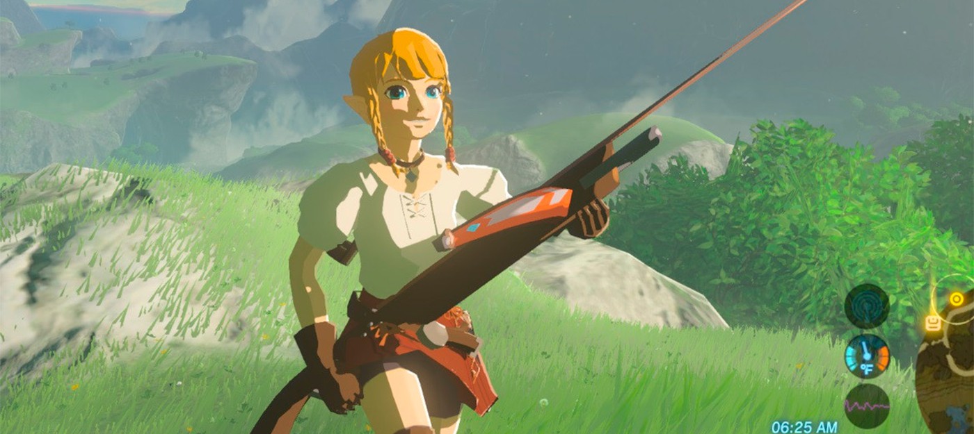 Мод Zelda: Breath of the Wild позволяет играть за Линкл