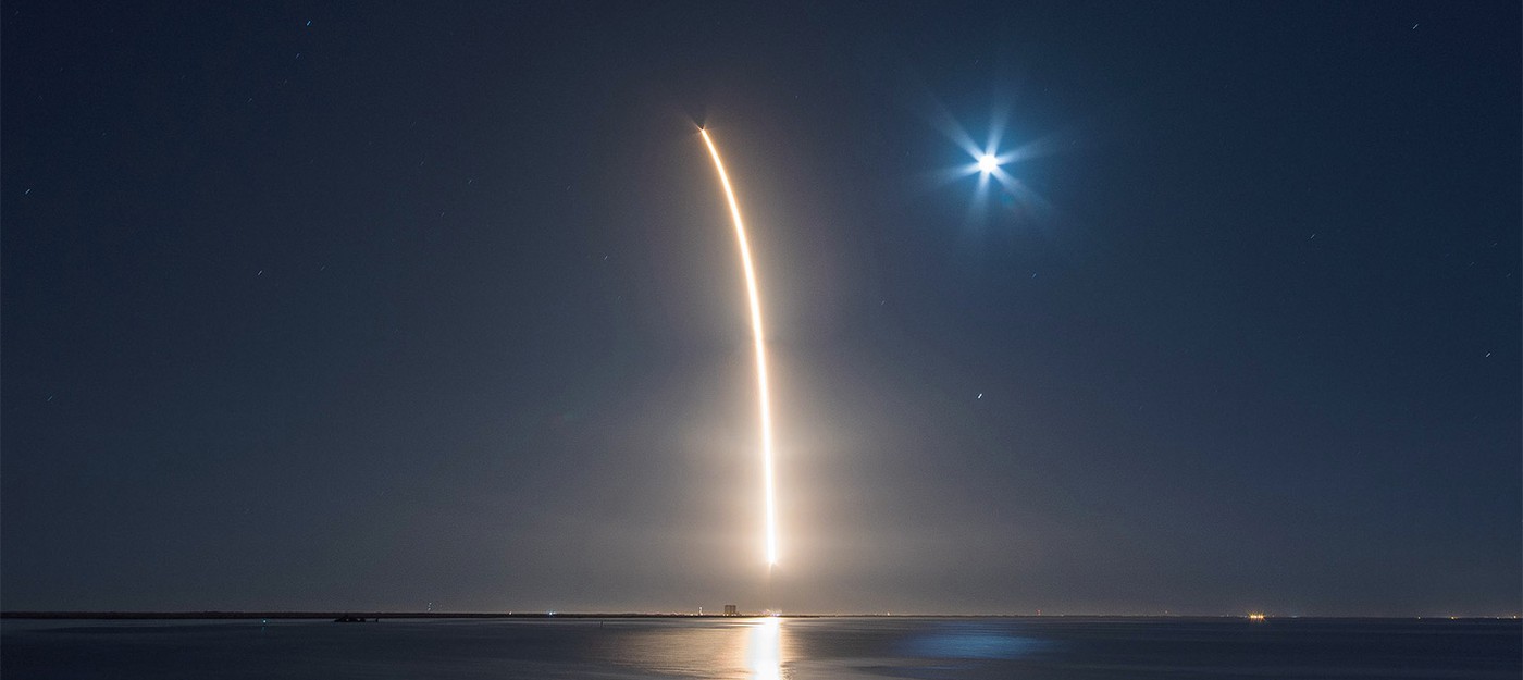 Прямой эфир с нового запуска Falcon 9 от SpaceX