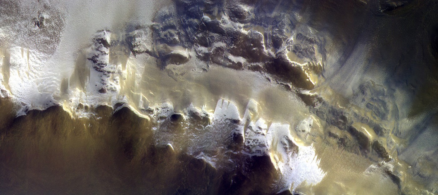 Фото Марса с высоты 400 километров