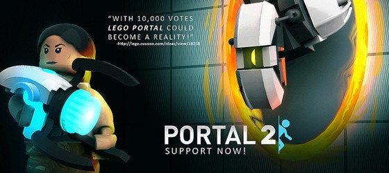 Наборы LEGO Portal 2 в рассмотрении