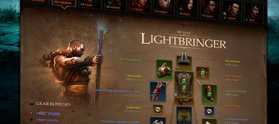Профили персонажей Diablo 3 на Battle.net
