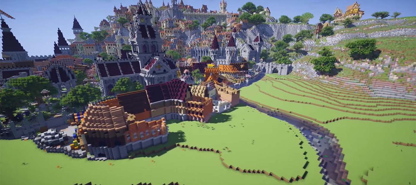 В Minecraft воссоздали Новиград из The Witcher 3