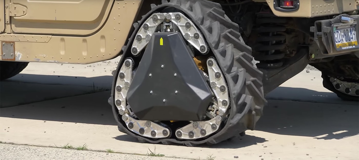 DARPA представила колеса-гусеницы