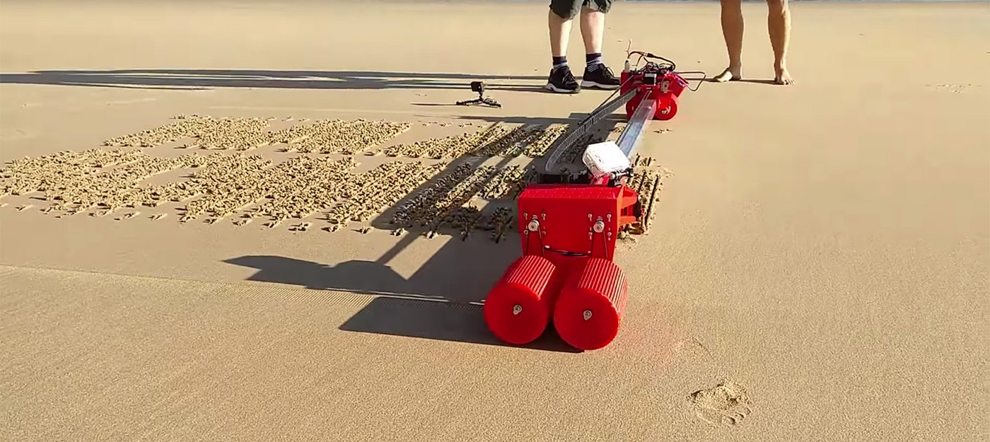 Инженер создал песочный принтер