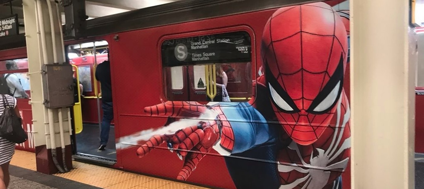 В Нью-йоркском метро запустили рекламу игры Spider-Man